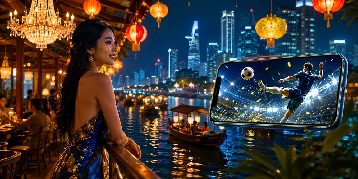 Người dùng miền Tây đăng nhập casino mobile tại chợ đêm